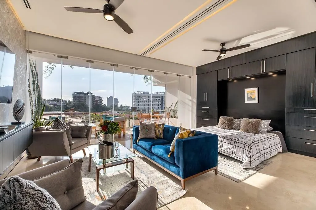 New! Luxury 2Bd 2Ba Romantic Zone Largest Pool In Pv Sea View Balcony Puerto Vallarta Apartment