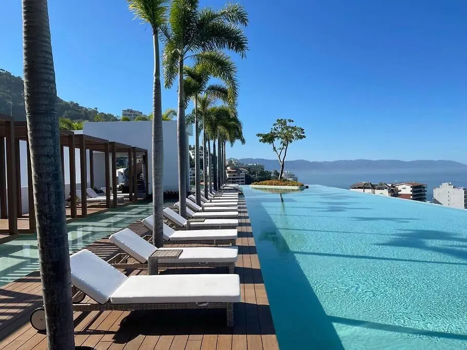 Apartment New! Luxury 2Bd 2Ba Romantic Zone Largest Pool In Pv Sea View Balcony Puerto Vallarta