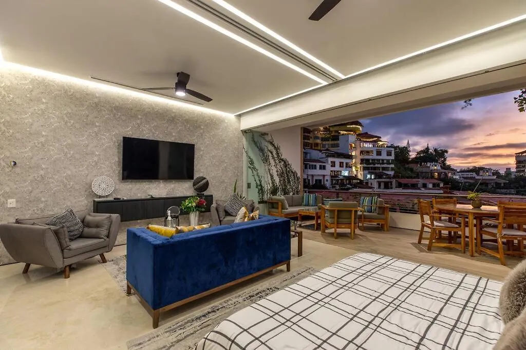 Apartment New! Luxury 2Bd 2Ba Romantic Zone Largest Pool In Pv Sea View Balcony Puerto Vallarta