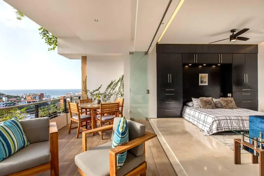 New! Luxury 2Bd 2Ba Romantic Zone Largest Pool In Pv Sea View Balcony Puerto Vallarta