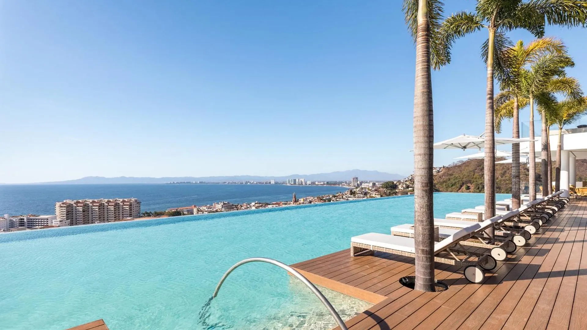 Apartment New! Luxury 2Bd 2Ba Romantic Zone Largest Pool In Pv Sea View Balcony Puerto Vallarta